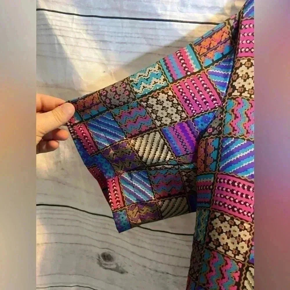 Notations Vintage Patterned Blouse - image 4